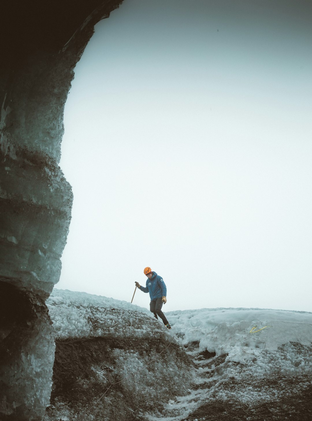 alpine cave entrance