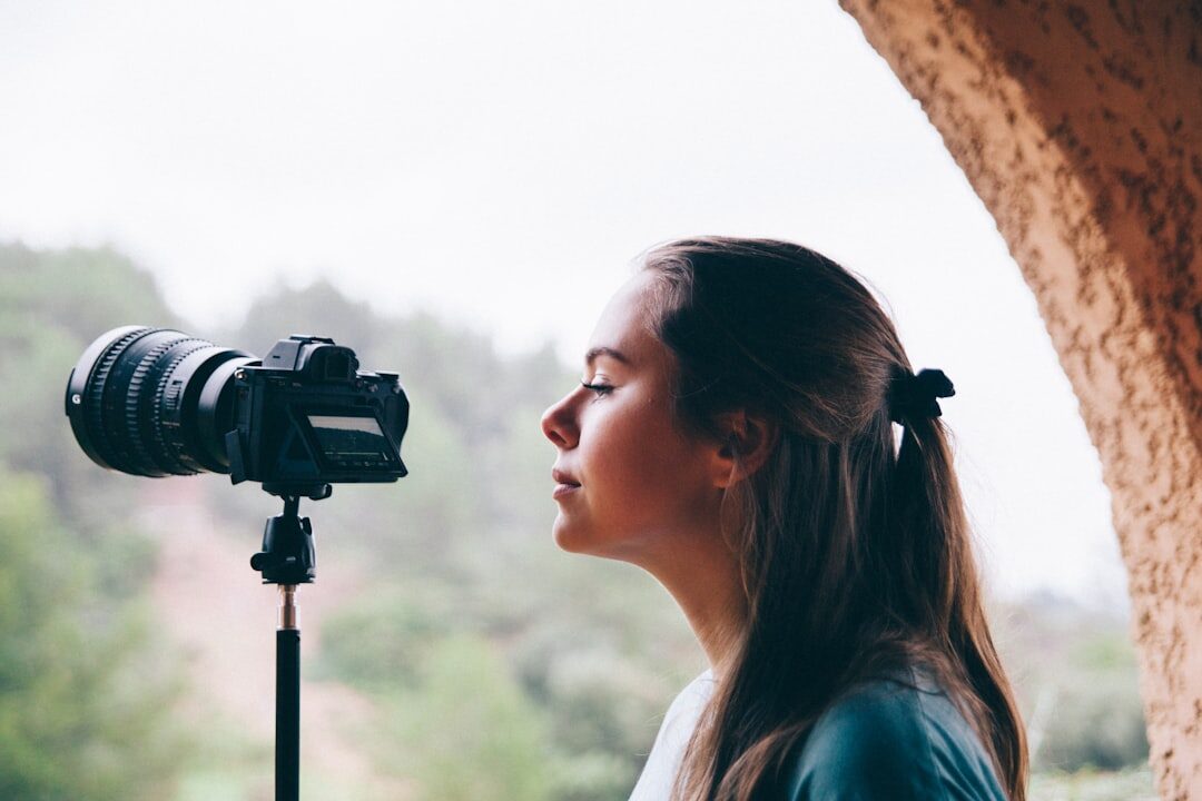 Studio portrait of a young Swiss woman investigative reporter